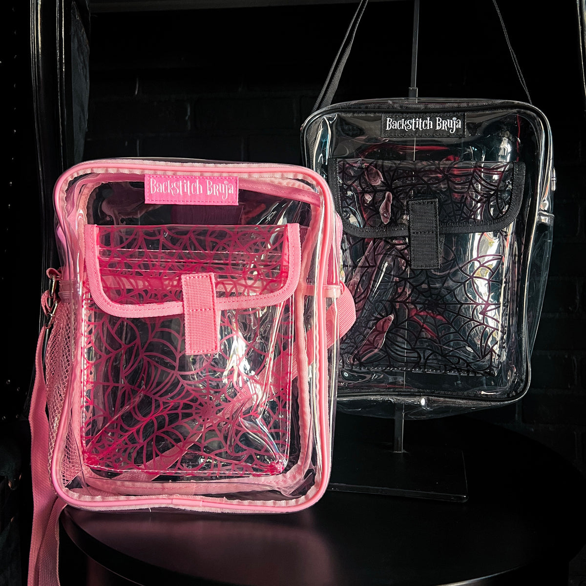 Regina Clear Widow Bags – Backstitch Bruja