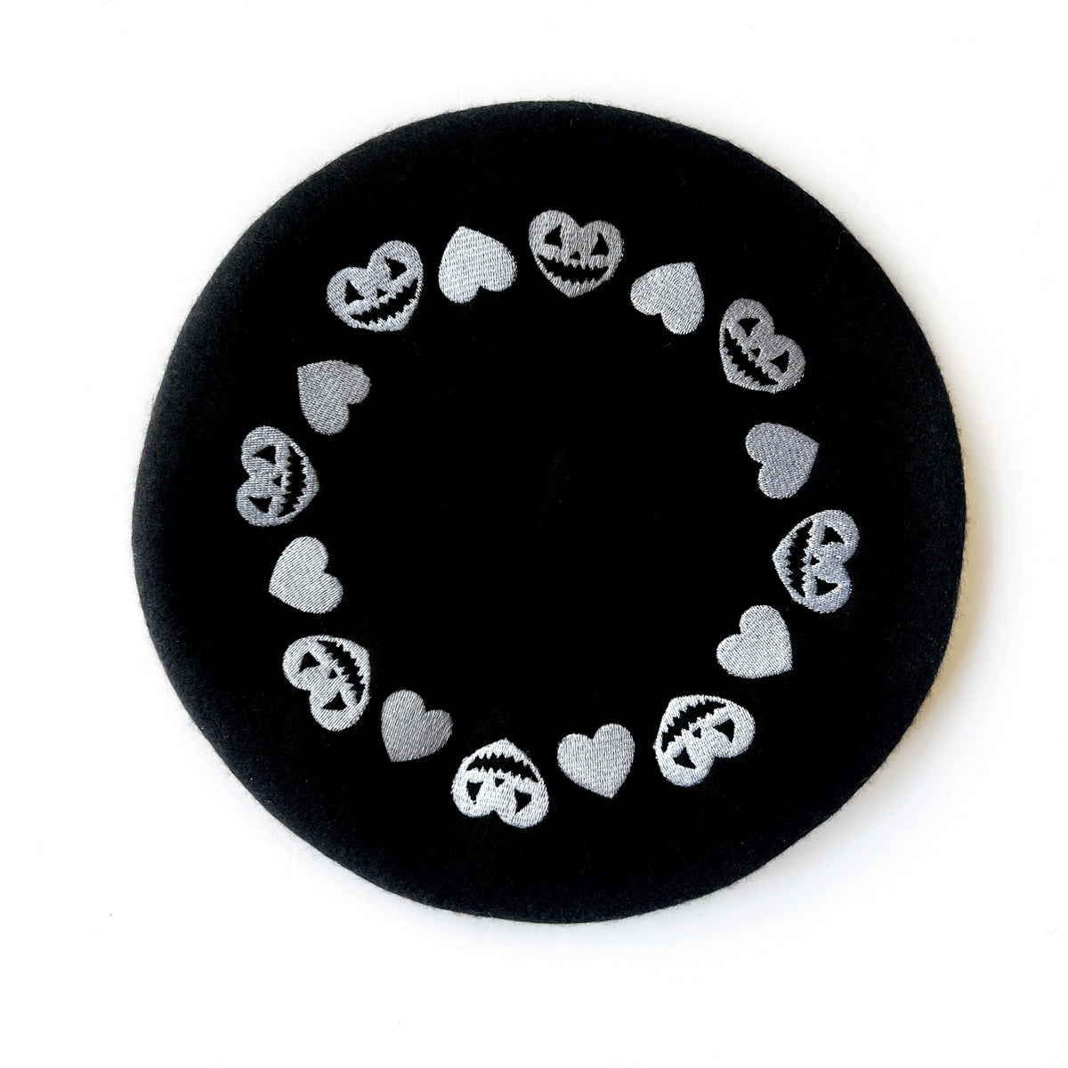 Rare: new Valfré ☻ Saturn Embroidered Wool Beret ☻ Black ☻ 1SFA Limited Edition 907C326D-E069-4140-941C-  main image 4