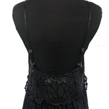 Load image into Gallery viewer, Sheer Spiderweb Midi Dress