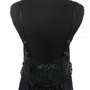 Sheer Spiderweb Midi Dress
