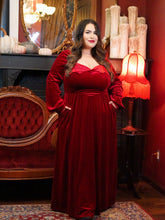 Load image into Gallery viewer, Crystal Dress (burgundy)