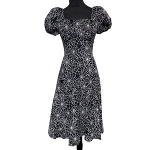 Vintage Widow Peasant Dress