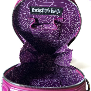 Morbid Magenta Coffin Bag