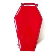 Load image into Gallery viewer, Devilishly Red Coffin Bag