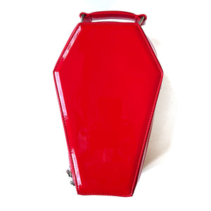 Devilishly Red Coffin Bag