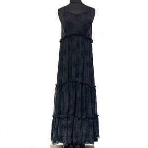 Sheer Spiderweb Midi Dress