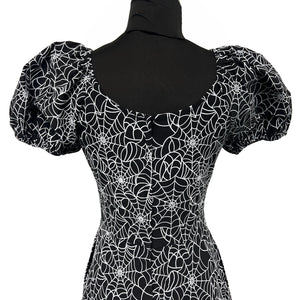 Vintage Widow Peasant Dress