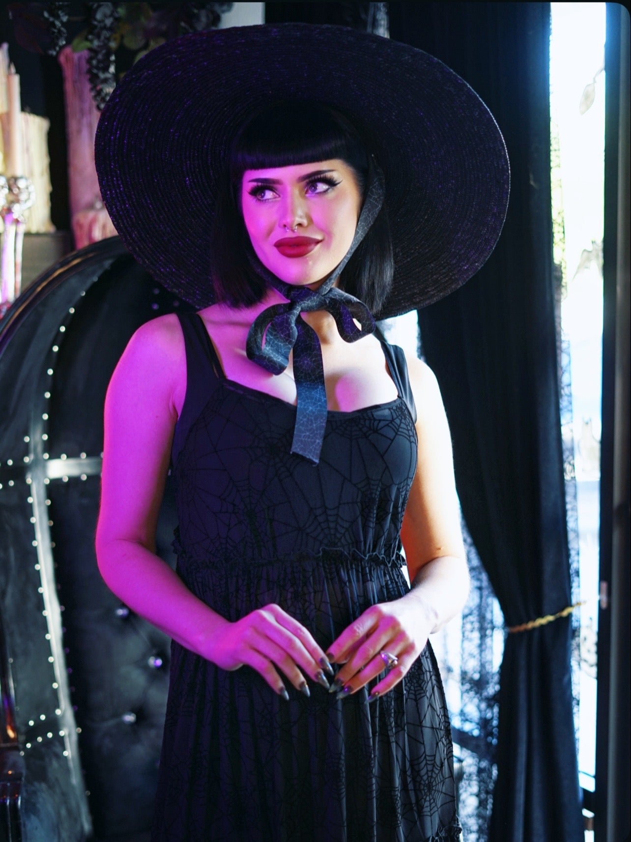 sheer spider web dress Who wore the best "Spider web dress"? : r/whatthefrockk