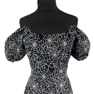 Vintage Widow Peasant Dress