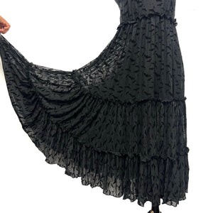 Sheer Batty Midi Dress