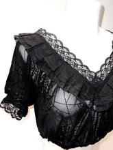 Load image into Gallery viewer, Sheer Widow Yesenia Blouse (PREORDER)