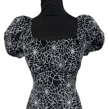 Load image into Gallery viewer, Vintage Widow Peasant Dress