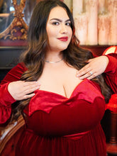 Load image into Gallery viewer, Crystal Dress (burgundy)