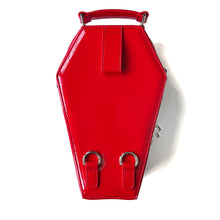 Load image into Gallery viewer, Devilishly Red Coffin Bag