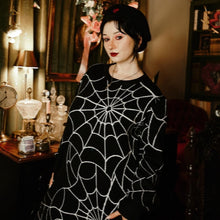 Load image into Gallery viewer, Black Widow Sweater Dress (PRESALE)