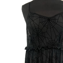 Load image into Gallery viewer, Sheer Spiderweb Midi Dress