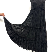 Load image into Gallery viewer, Sheer Spiderweb Midi Dress