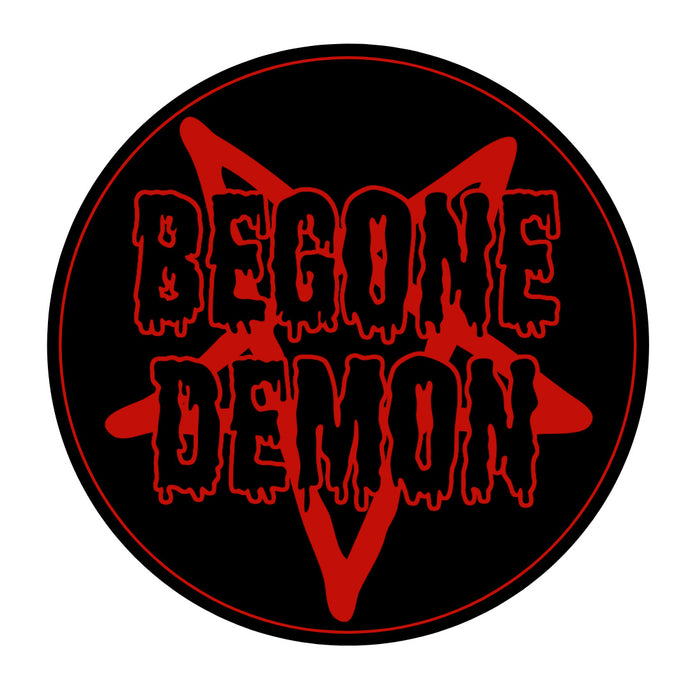 Begone Demon Sticker