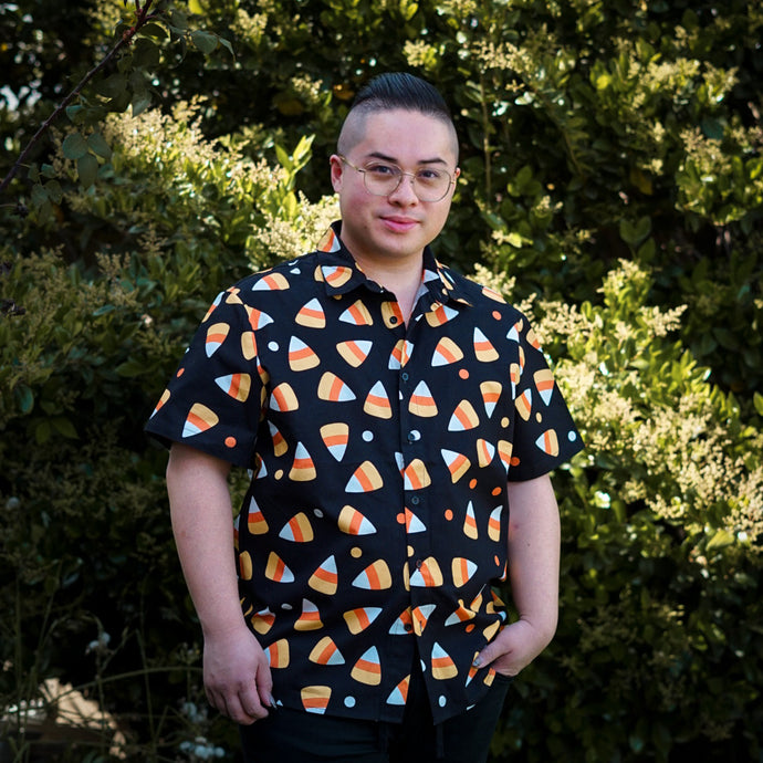 Candy Corn Button Up