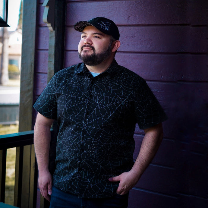 Black Widow Button Up