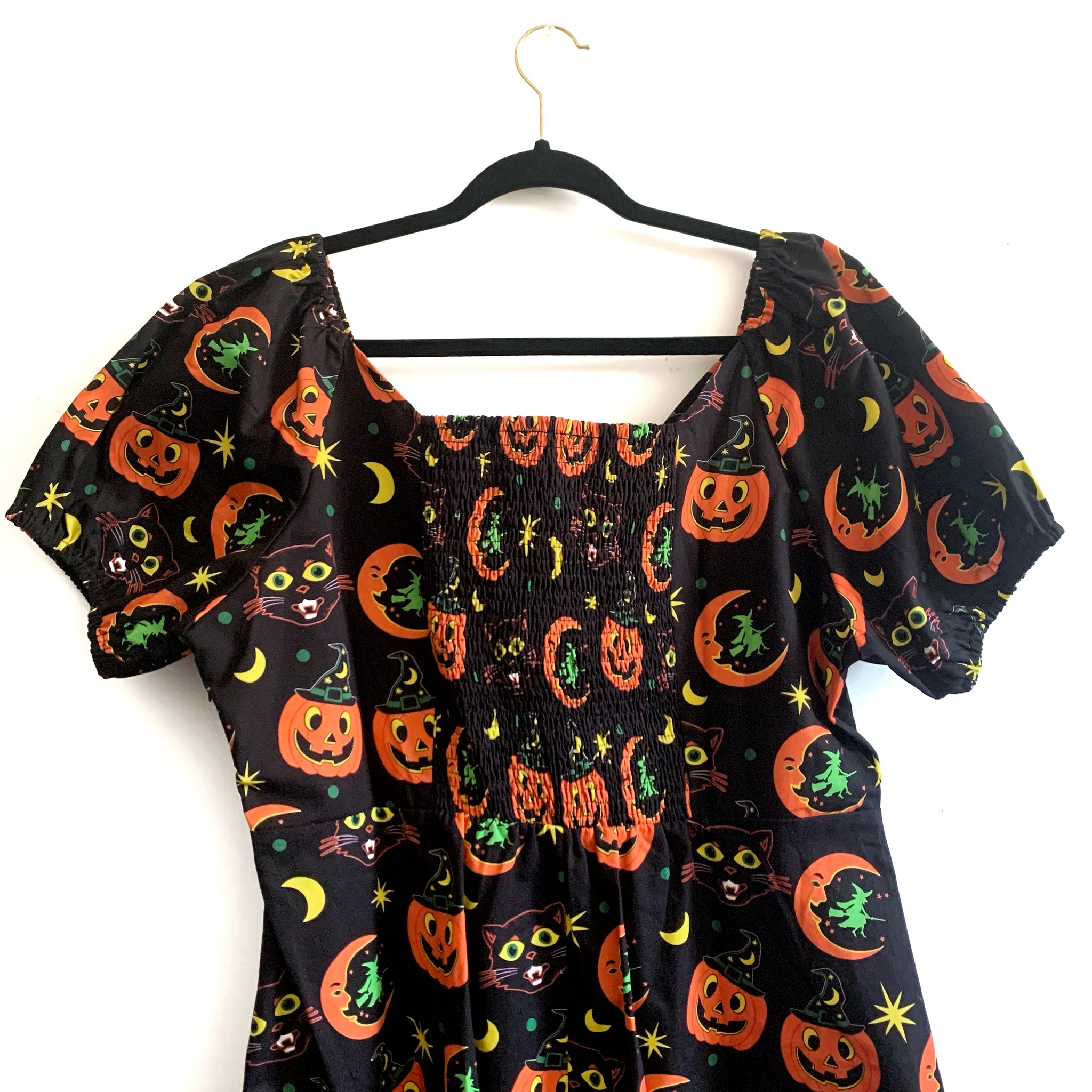 Pumpkin Witch Babydoll Dress Backstitch Bruja Pumpkin Witch Babydoll Dress Backstitch Bruja