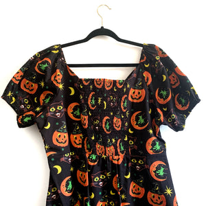 Pumpkin Witch Babydoll Dress