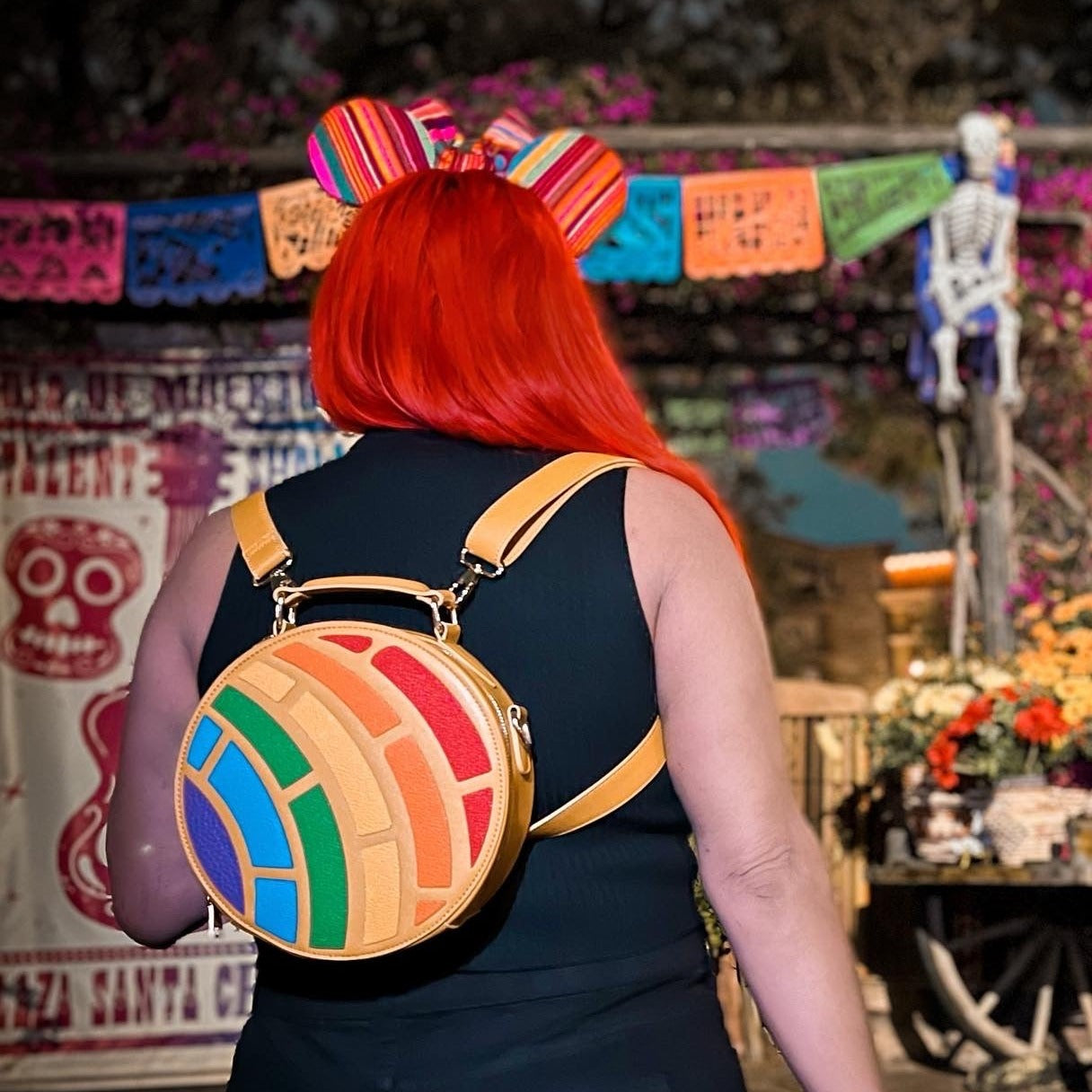 Rainbow Concha bag – Backstitch Bruja