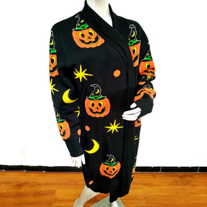 Pumpkin Witch Cardigan