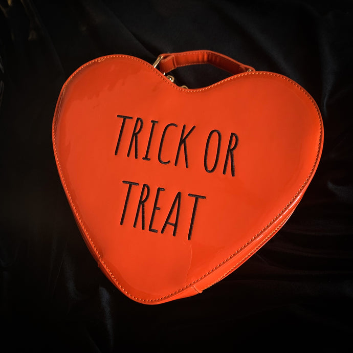 Trick or Treat Conversation Heart bag