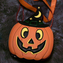 Load image into Gallery viewer, Pumpkin Witch bag
