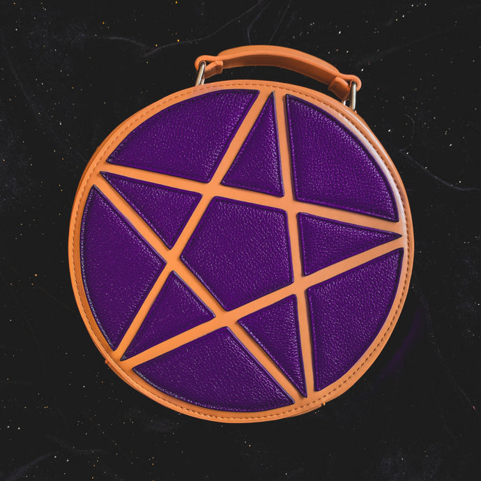 Purple Spooky Concha Bag