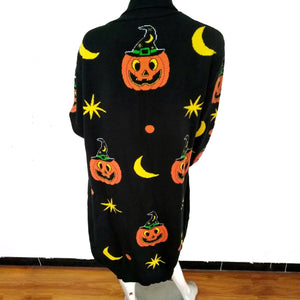 Pumpkin Witch Cardigan